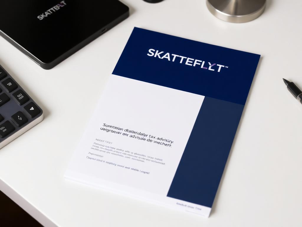 A4 kampanje-flyer, 2 500 stk for Skatteflyt